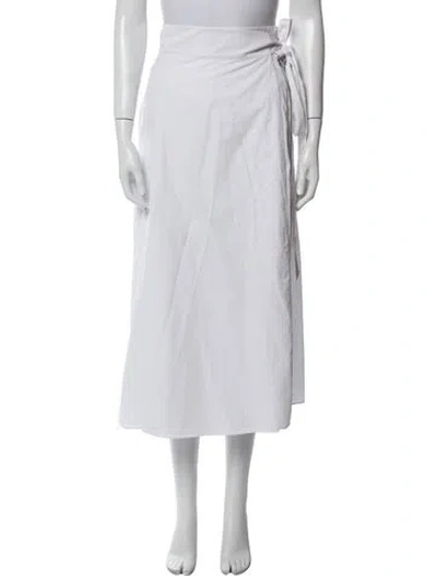 Pre-owned Tibi Midi Length Skirt In Blue