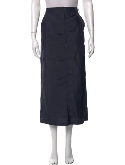 Pre-owned Tibi Midi Length Skirt In Blue