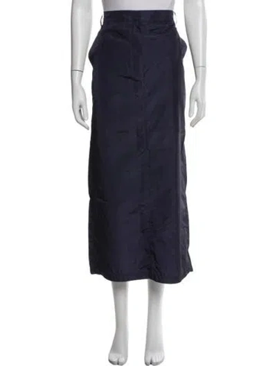 Pre-owned Tibi Midi Length Skirt In Blue