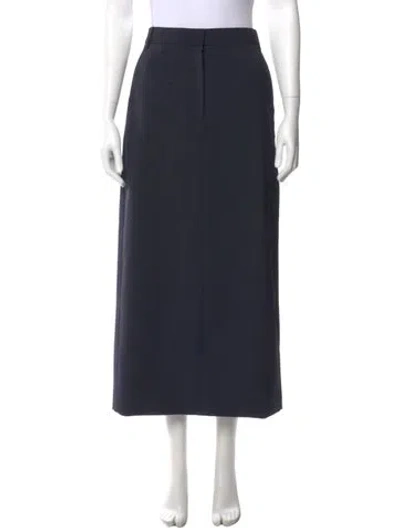 Pre-owned Tibi Midi Length Skirt In Blue