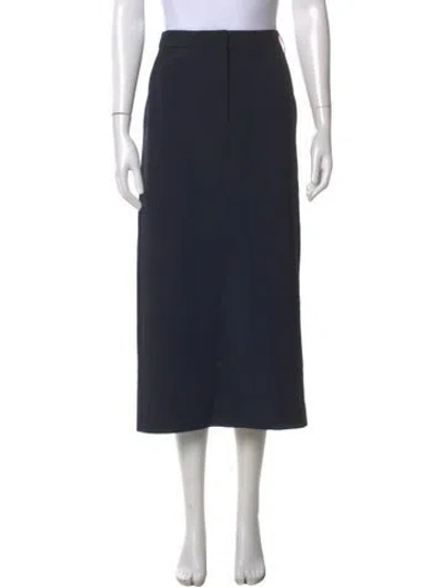 Pre-owned Tibi Midi Length Skirt In Blue