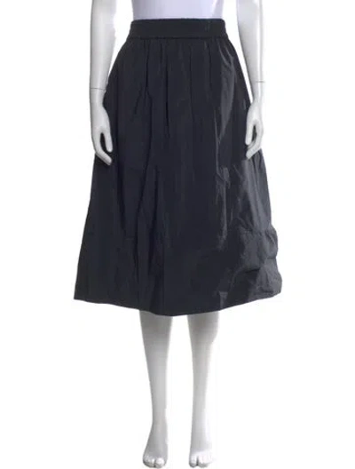 Pre-owned Tibi Midi Length Skirt In Blue