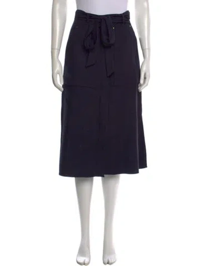 Pre-owned Tibi Midi Length Skirt In Blue
