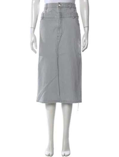 Pre-owned Tibi Midi Length Skirt In Blue