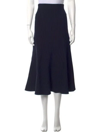 Pre-owned Tibi Midi Length Skirt In Blue
