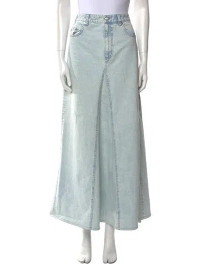 Pre-owned Tibi Midi Length Skirt In Blue