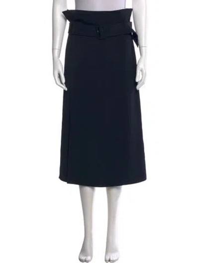 Pre-owned Tibi Midi Length Skirt In Blue