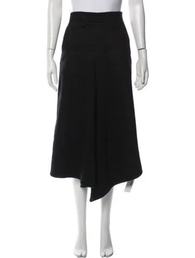 Pre-owned Tibi Midi Length Skirt In Blue