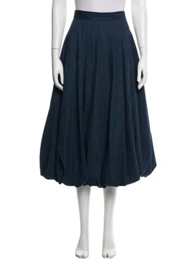 Pre-owned Tibi Midi Length Skirt In Blue