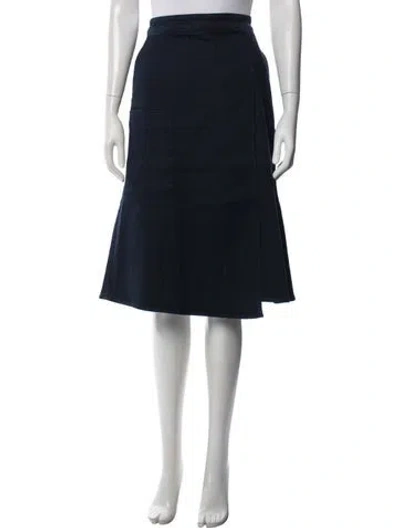 Pre-owned Tibi Midi Length Skirt In Blue