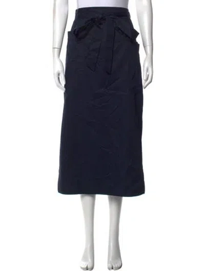 Pre-owned Tibi Midi Length Skirt In Blue