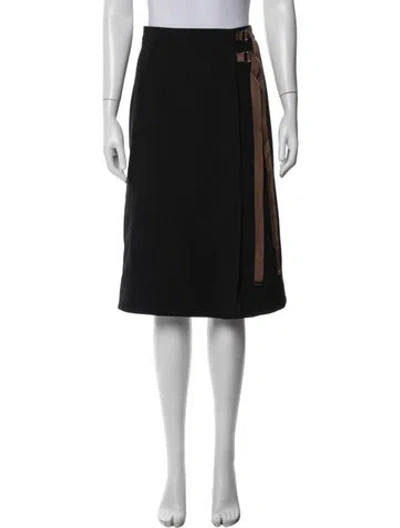 Pre-owned Tibi Midi Length Skirt In Blue