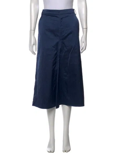 Pre-owned Tibi Midi Length Skirt In Blue