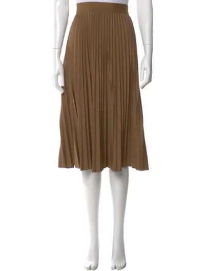 Pre-owned Tibi Midi Length Skirt In Brown