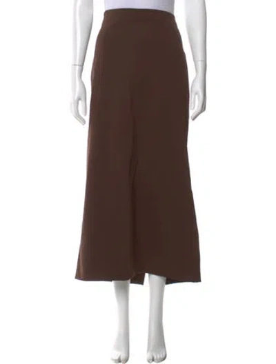 Pre-owned Tibi Midi Length Skirt In Brown