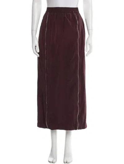 Pre-owned Tibi Midi Length Skirt In Brown