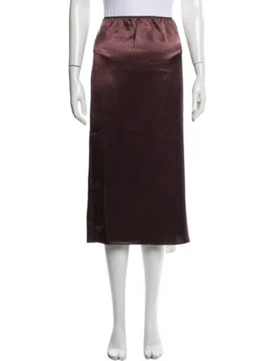 Pre-owned Tibi Midi Length Skirt In Brown