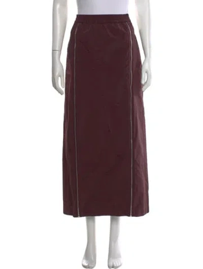 Pre-owned Tibi Midi Length Skirt In Brown