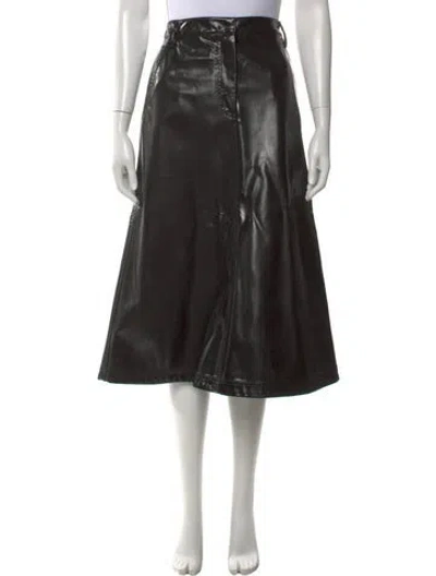 Pre-owned Tibi Midi Length Skirt In Brown