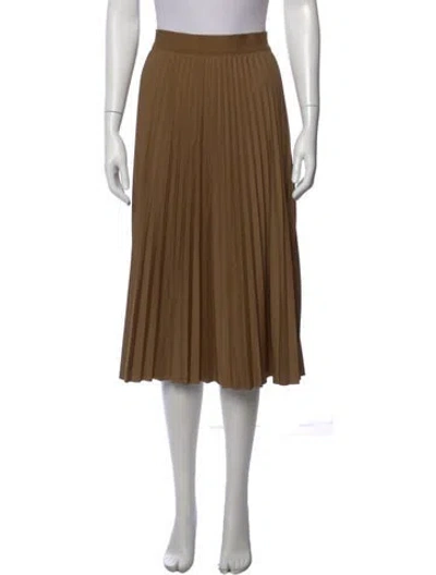 Pre-owned Tibi Midi Length Skirt In Brown