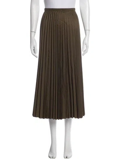Pre-owned Tibi Midi Length Skirt In Brown