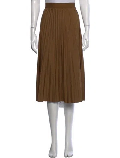 Pre-owned Tibi Midi Length Skirt In Brown