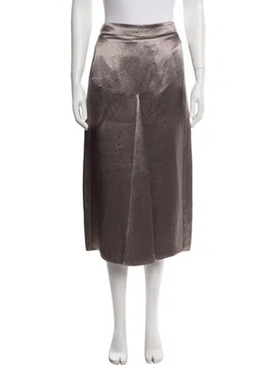 Pre-owned Tibi Midi Length Skirt In Gray