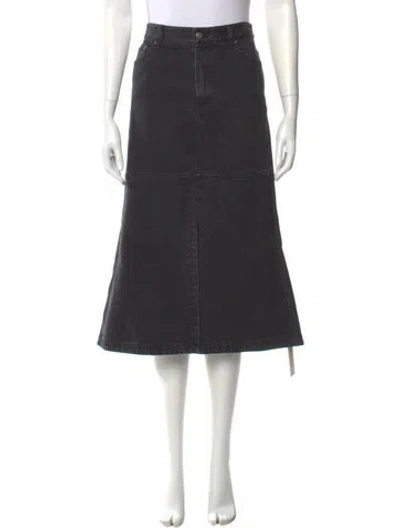 Pre-owned Tibi Midi Length Skirt In Gray