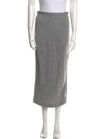 Pre-owned Tibi Midi Length Skirt In Gray