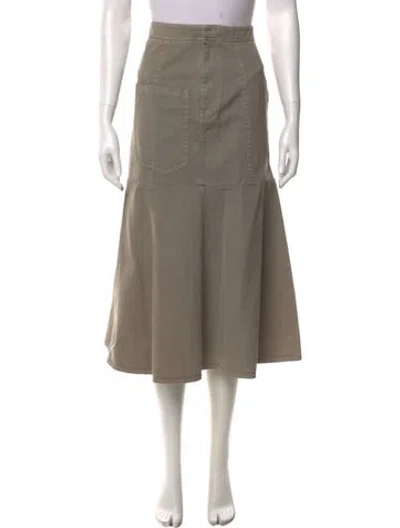 Pre-owned Tibi Midi Length Skirt In Gray