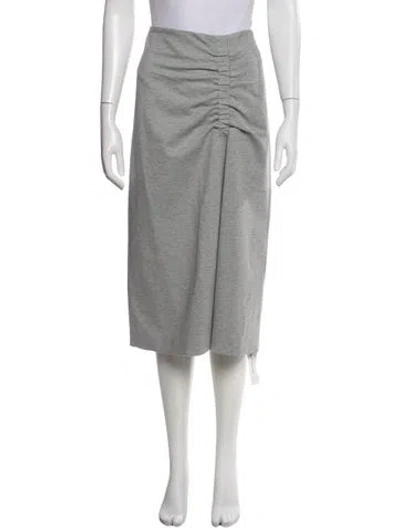Pre-owned Tibi Midi Length Skirt In Gray