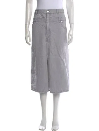 Pre-owned Tibi Midi Length Skirt In Gray