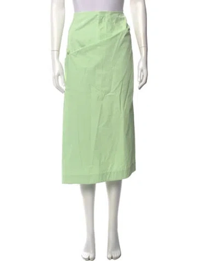 Pre-owned Tibi Midi Length Skirt In Green
