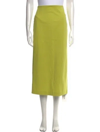 Pre-owned Tibi Midi Length Skirt In Green