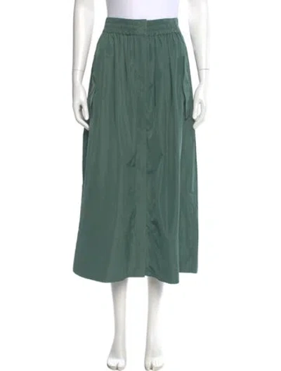 Pre-owned Tibi Midi Length Skirt In Green