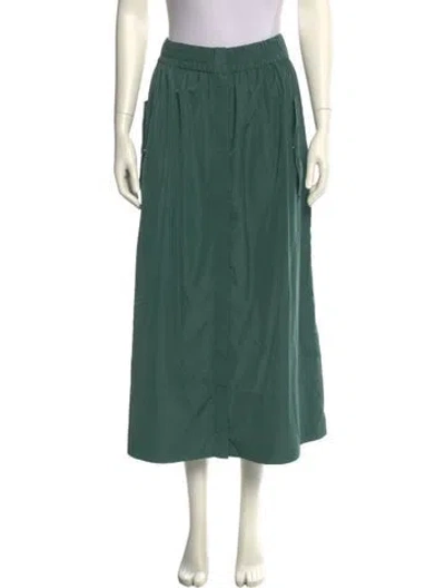 Pre-owned Tibi Midi Length Skirt In Green