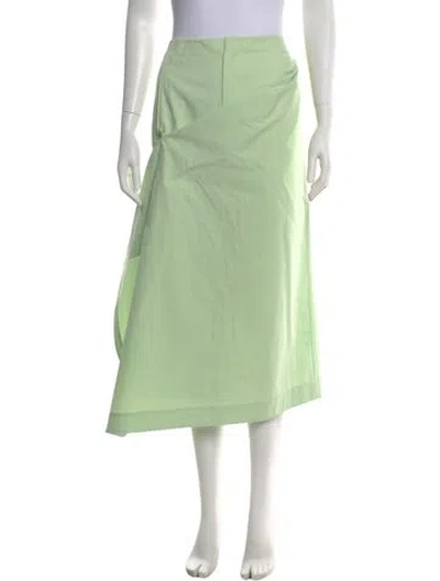 Pre-owned Tibi Midi Length Skirt In Green