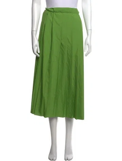 Pre-owned Tibi Midi Length Skirt In Green