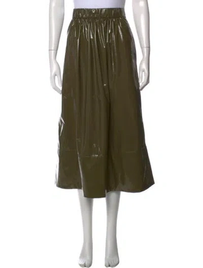 Pre-owned Tibi Midi Length Skirt In Green