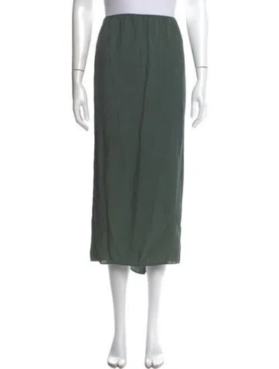 Pre-owned Tibi Midi Length Skirt In Green