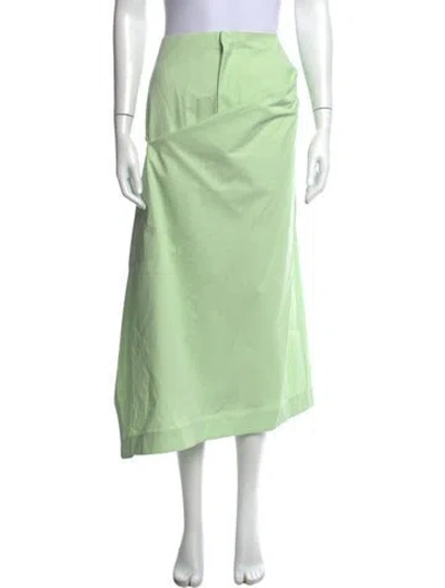 Pre-owned Tibi Midi Length Skirt In Green