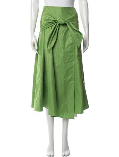 Pre-owned Tibi Midi Length Skirt In Green