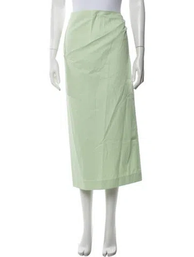 Pre-owned Tibi Midi Length Skirt In Green