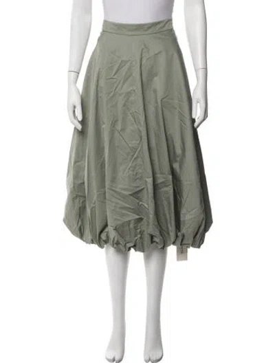 Pre-owned Tibi Midi Length Skirt In Green