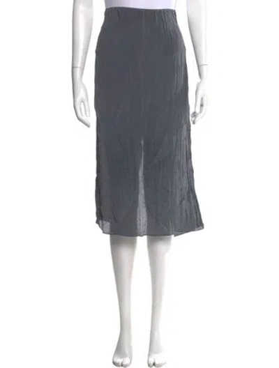 Pre-owned Tibi Midi Length Skirt In Grey