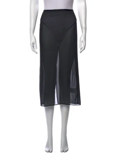 Pre-owned Tibi Midi Length Skirt In Grey