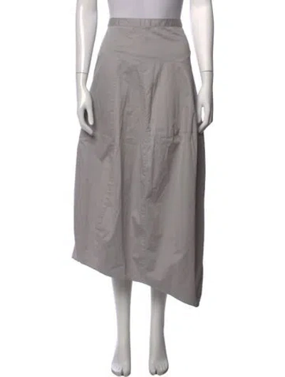 Pre-owned Tibi Midi Length Skirt In Grey