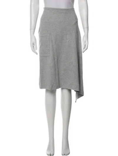 Pre-owned Tibi Midi Length Skirt In Grey