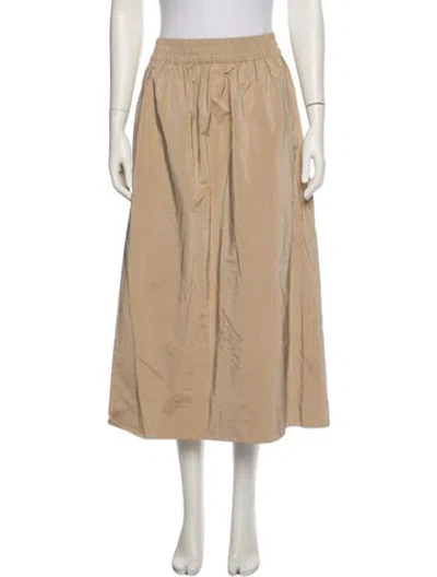 Pre-owned Tibi Midi Length Skirt In Neutral