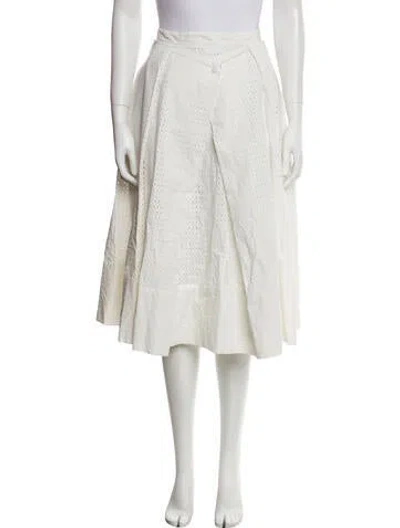Pre-owned Tibi Midi Length Skirt In Neutral